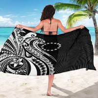 Kia Orana Cook Islands Sarong Kerekere Plumeria Tropical Waves - Polynesian Pride