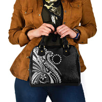 Kia Orana Cook Islands Shoulder Handbag Kerekere Plumeria Tropical Waves - Polynesian Pride