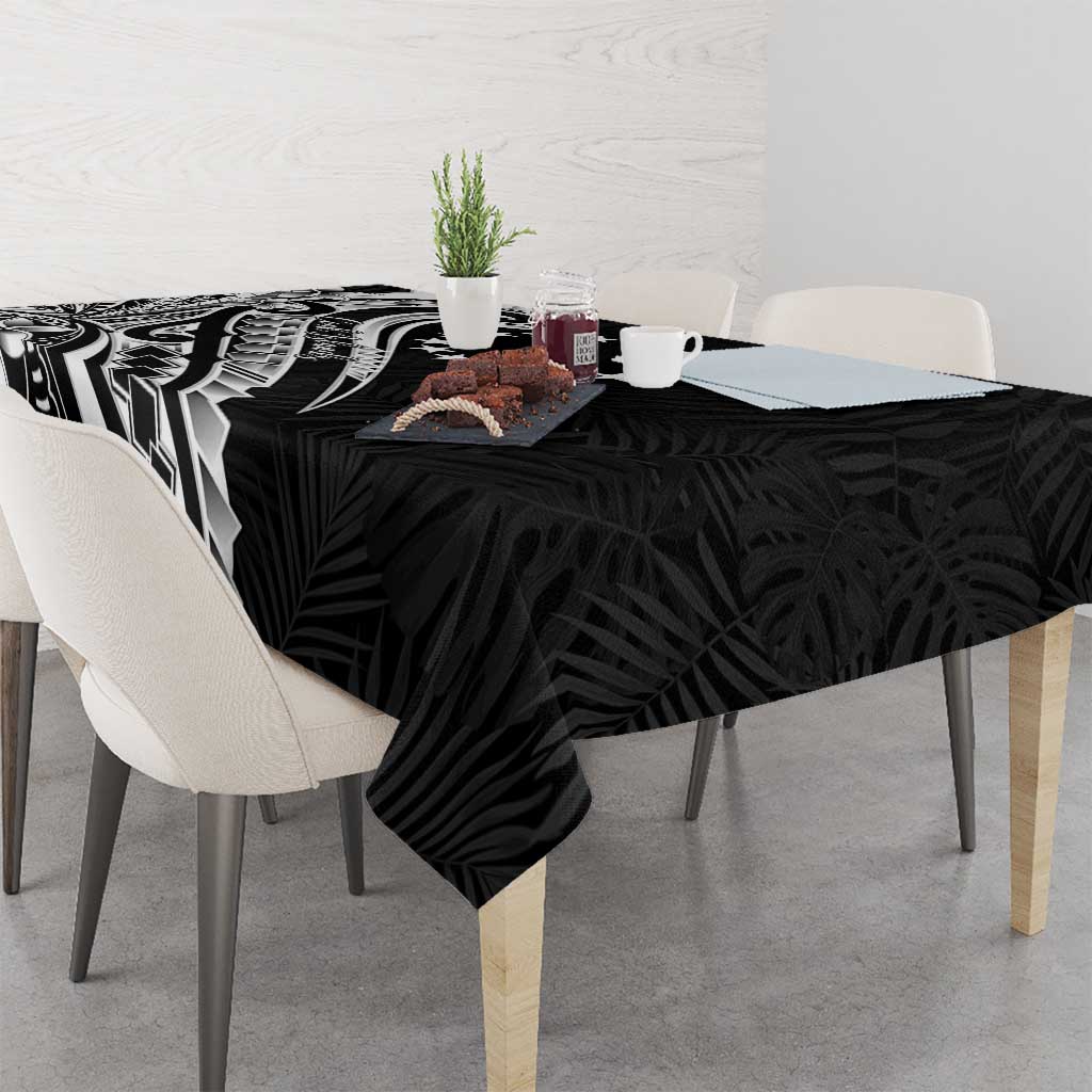 Kia Orana Cook Islands Tablecloth Kerekere Plumeria Tropical Waves LT7 - Polynesian Pride