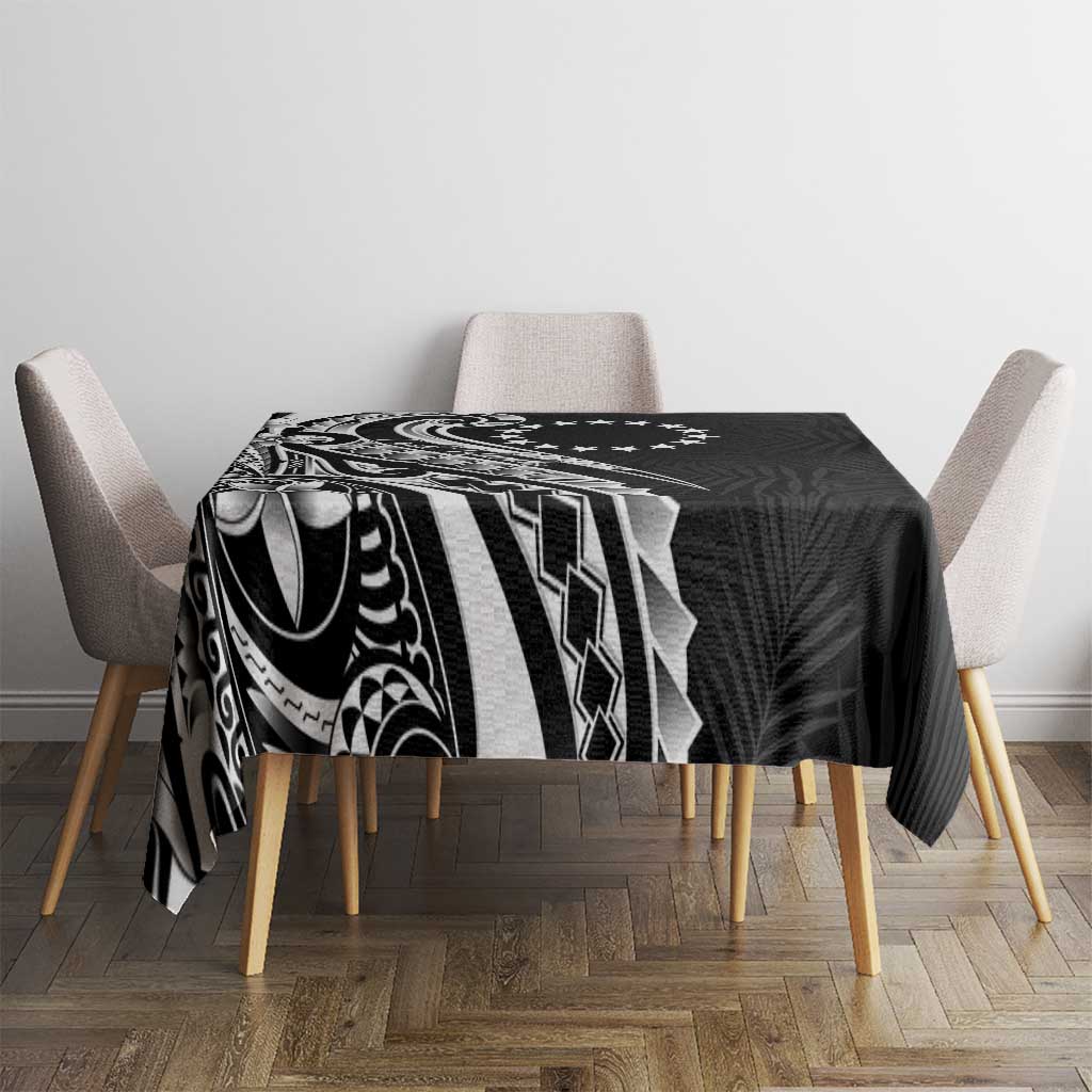 Kia Orana Cook Islands Tablecloth Kerekere Plumeria Tropical Waves LT7 - Polynesian Pride