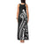Kia Orana Cook Islands Tank Maxi Dress Kerekere Plumeria Tropical Waves - Polynesian Pride