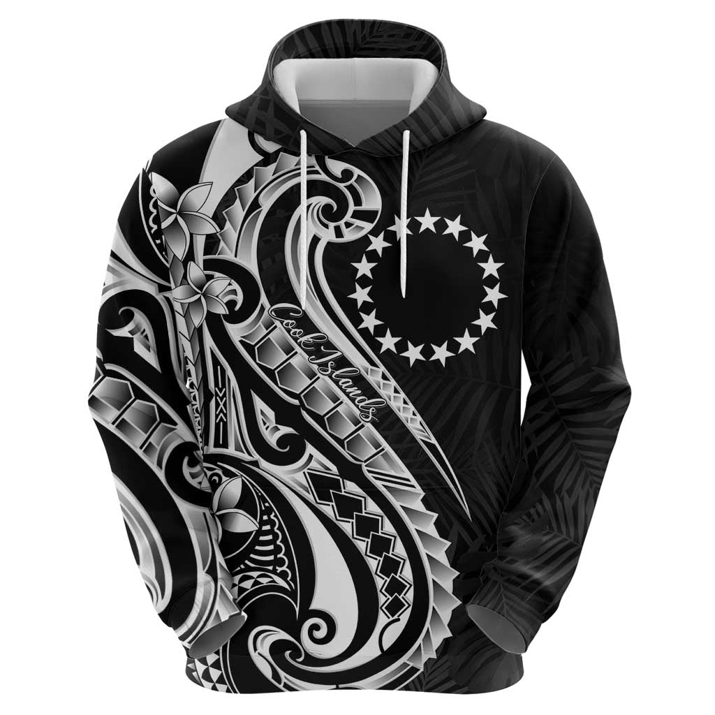 Kia Orana Cook Islands Zip Hoodie Kerekere Plumeria Tropical Waves - Polynesian Pride