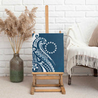 Kia Orana Cook Islands Canvas Wall Art Auika Plumeria Tropical Waves LT7 - Polynesian Pride