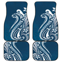 Kia Orana Cook Islands Car Mats Auika Plumeria Tropical Waves LT7 - Polynesian Pride