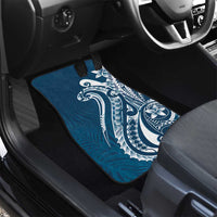 Kia Orana Cook Islands Car Mats Auika Plumeria Tropical Waves LT7 - Polynesian Pride