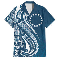 Kia Orana Cook Islands Family Matching Puletasi and Hawaiian Shirt Auika Plumeria Tropical Waves - Polynesian Pride