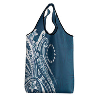 Kia Orana Cook Islands Grocery Bag Auika Plumeria Tropical Waves LT7 - Polynesian Pride