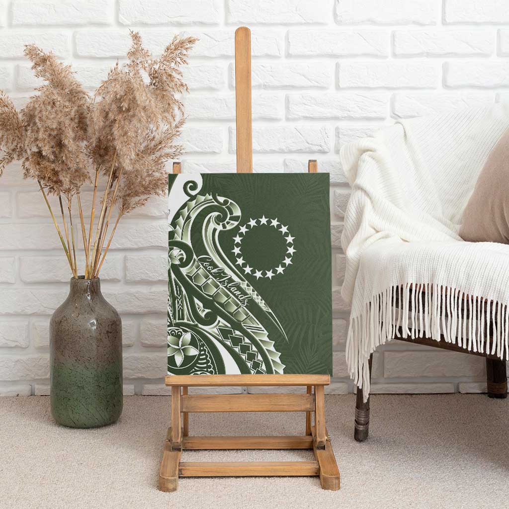 Kia Orana Cook Islands Canvas Wall Art Matie Plumeria Tropical Waves LT7 - Polynesian Pride