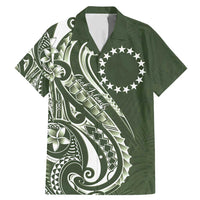 Kia Orana Cook Islands Family Matching Mermaid Dress and Hawaiian Shirt Matie Plumeria Tropical Waves - Polynesian Pride