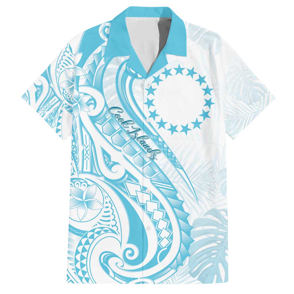 Kia Orana Cook Islands Family Matching Tank Maxi Dress and Hawaiian Shirt Moana Plumeria Tropical Waves - Polynesian Pride