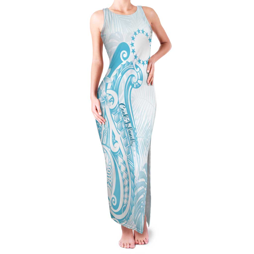 Kia Orana Cook Islands Family Matching Tank Maxi Dress and Hawaiian Shirt Moana Plumeria Tropical Waves - Polynesian Pride