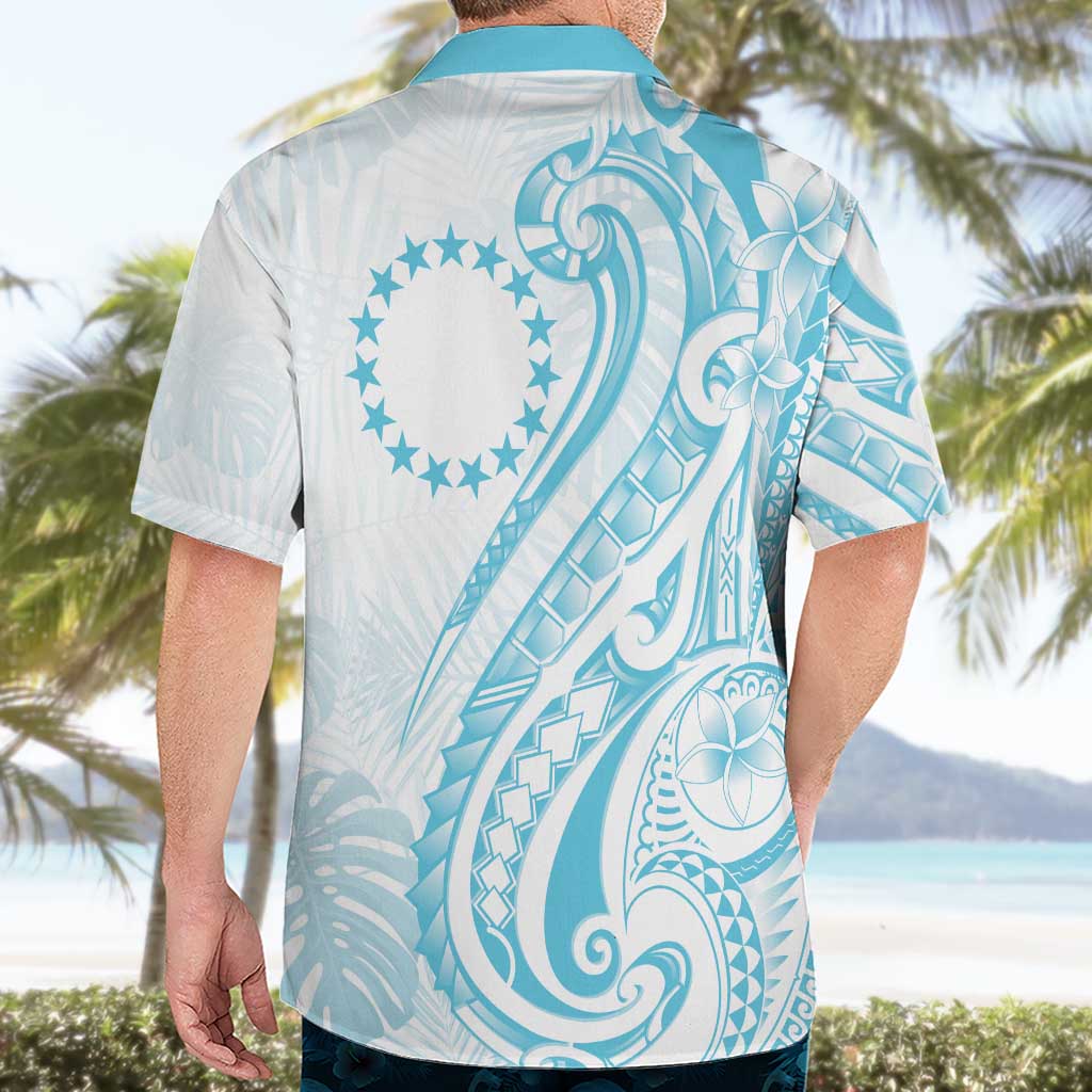 Kia Orana Cook Islands Hawaiian Shirt Moana Plumeria Tropical Waves LT7 - Polynesian Pride