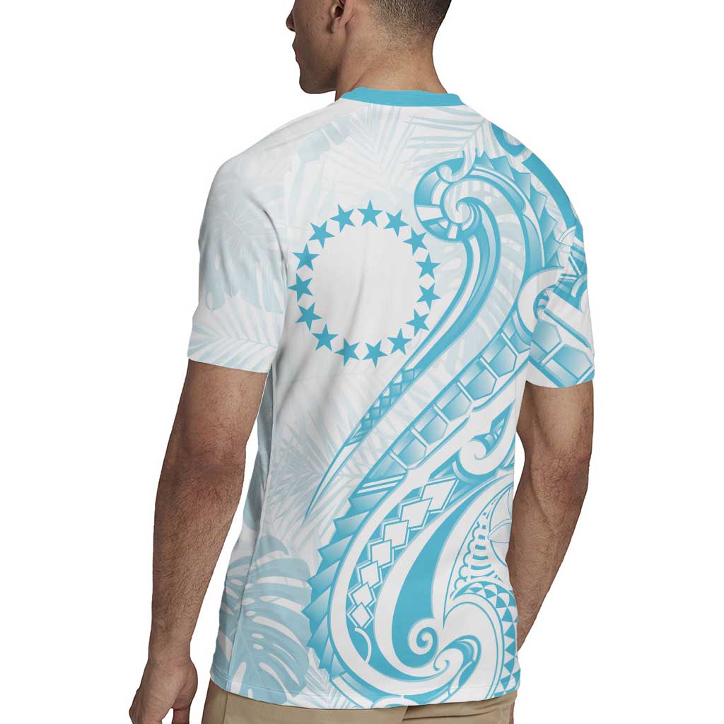 Kia Orana Cook Islands Rugby Jersey Moana Plumeria Tropical Waves LT7 - Polynesian Pride