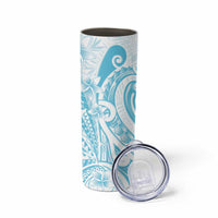 Kia Orana Cook Islands Skinny Tumbler Moana Plumeria Tropical Waves - Polynesian Pride