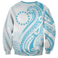 Kia Orana Cook Islands Sweatshirt Moana Plumeria Tropical Waves LT7 - Polynesian Pride