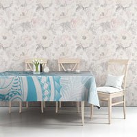 Kia Orana Cook Islands Tablecloth Moana Plumeria Tropical Waves LT7 - Polynesian Pride
