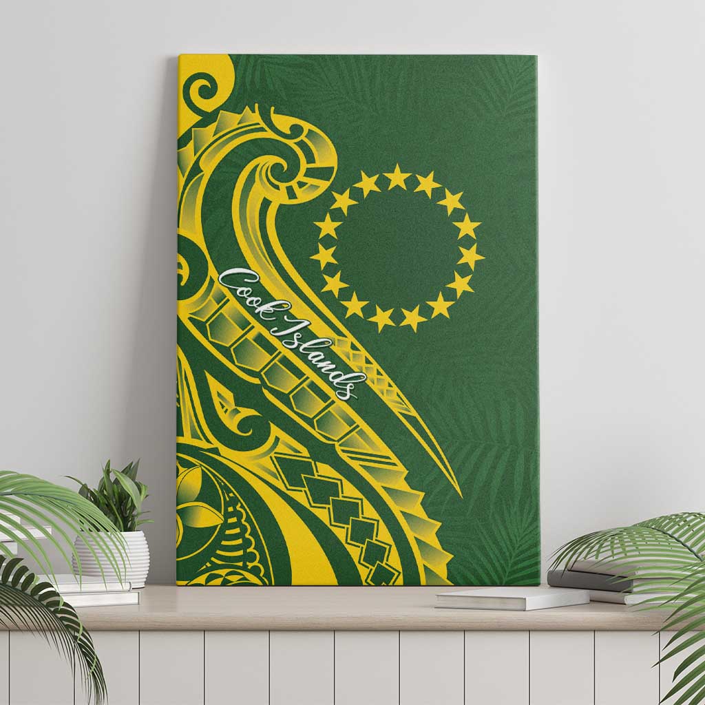 Kia Orana Cook Islands Canvas Wall Art Plumeria Tropical Waves - Polynesian Pride