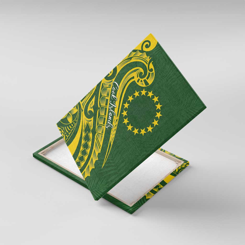 Kia Orana Cook Islands Canvas Wall Art Plumeria Tropical Waves - Polynesian Pride