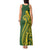 Kia Orana Cook Islands Tank Maxi Dress Plumeria Tropical Waves - Polynesian Pride