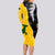 Australia Rugby Mix New Zealands Rugby Long Sleeve Bodycon Dress Wallabies Versus Silver Fern Sporty Basic LT7 - Polynesian Pride