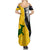 Australia Rugby Mix New Zealands Rugby Summer Maxi Dress Wallabies Versus Silver Fern Sporty Basic LT7 - Polynesian Pride