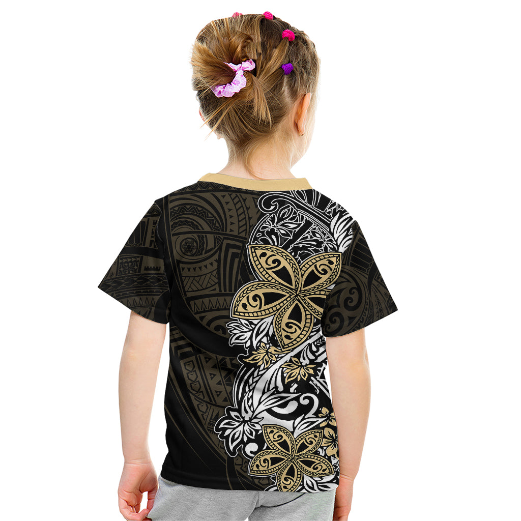 Polynesian Pride Kid T Shirt Tiare With Plumeria Mix Style LT7 - Polynesian Pride