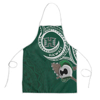 Hawaii Rainbow Warriors Alumni Apron Ti Maile Lei - Glory For The Warriors LT7 Dark Green - Polynesian Pride