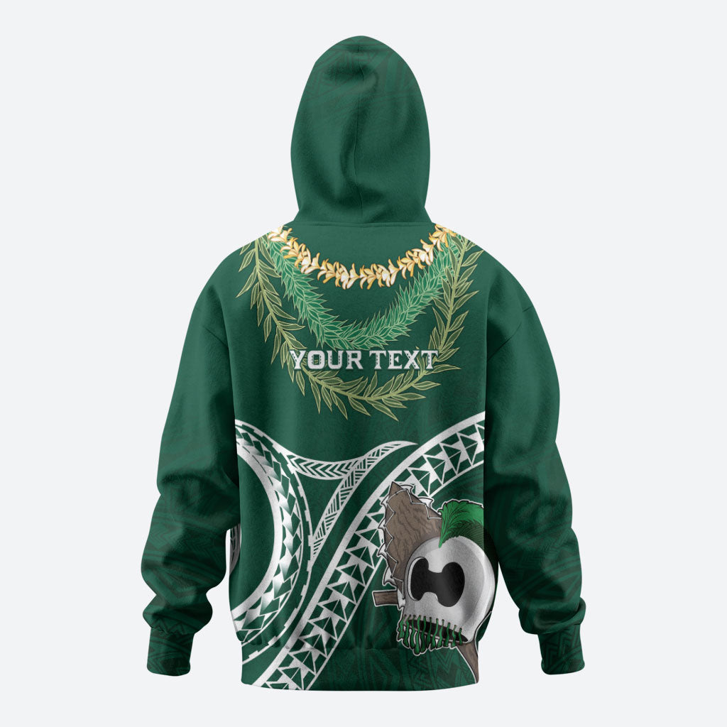 Hawaii Rainbow Warriors Alumni Personalized Hoodie Ti Maile Lei - Glory For The Warriors LT7 - Polynesian Pride