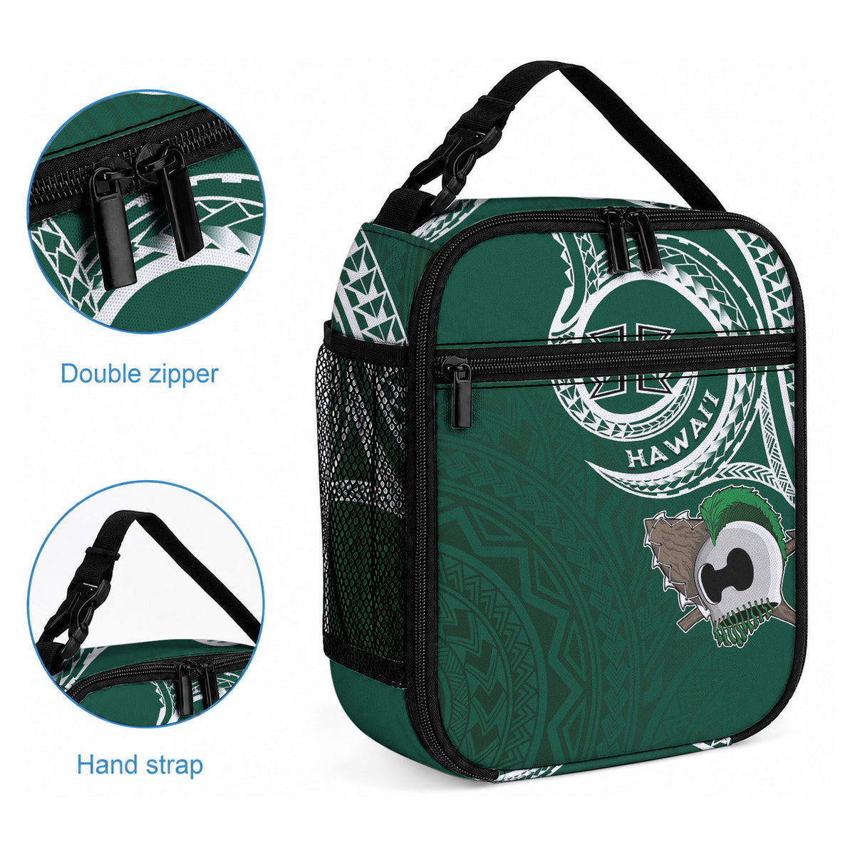 Hawaii Rainbow Warriors Alumni Lunch Bag Ti Maile Lei - Glory For The Warriors LT7 - Polynesian Pride
