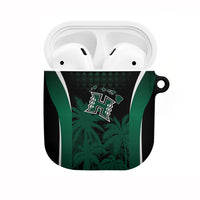 Hawaii Rainbow Warriors La'au Pama AirPods Case LT7 Black - Polynesian Pride