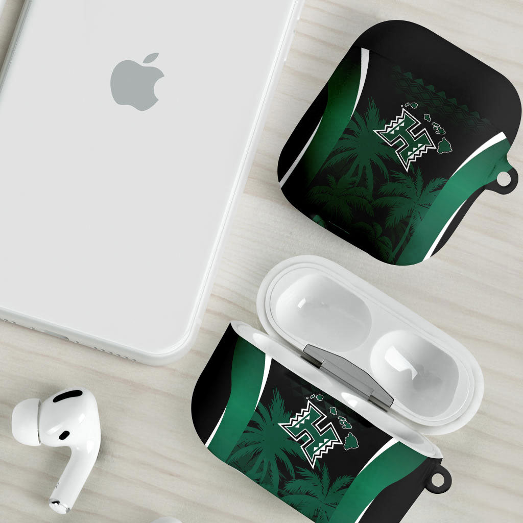 Hawaii Rainbow Warriors La'au Pama AirPods Case LT7 - Polynesian Pride