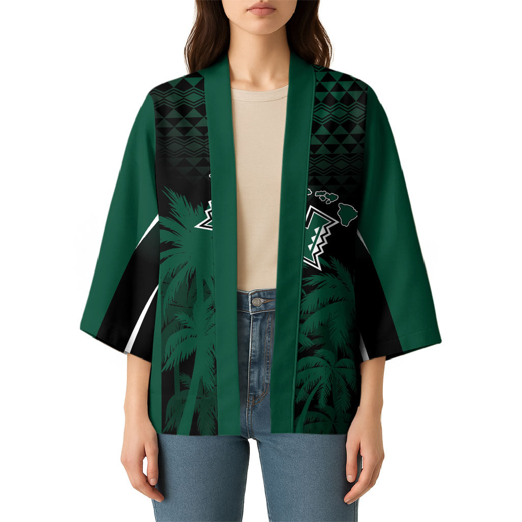 Hawaii Rainbow Warriors La'au Pama Personalized Kimono LT7 - Polynesian Pride