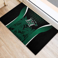 Hawaii Rainbow Warriors La'au Pama Rubber Doormat LT7 - Polynesian Pride