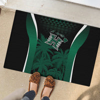 Hawaii Rainbow Warriors La'au Pama Rubber Doormat LT7 - Polynesian Pride