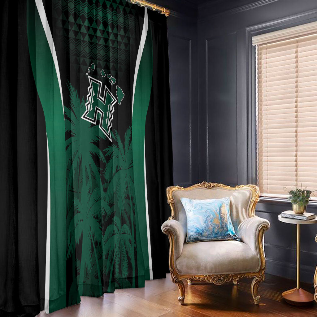 Hawaii Rainbow Warriors La'au Pama Window Curtain LT7 - Polynesian Pride