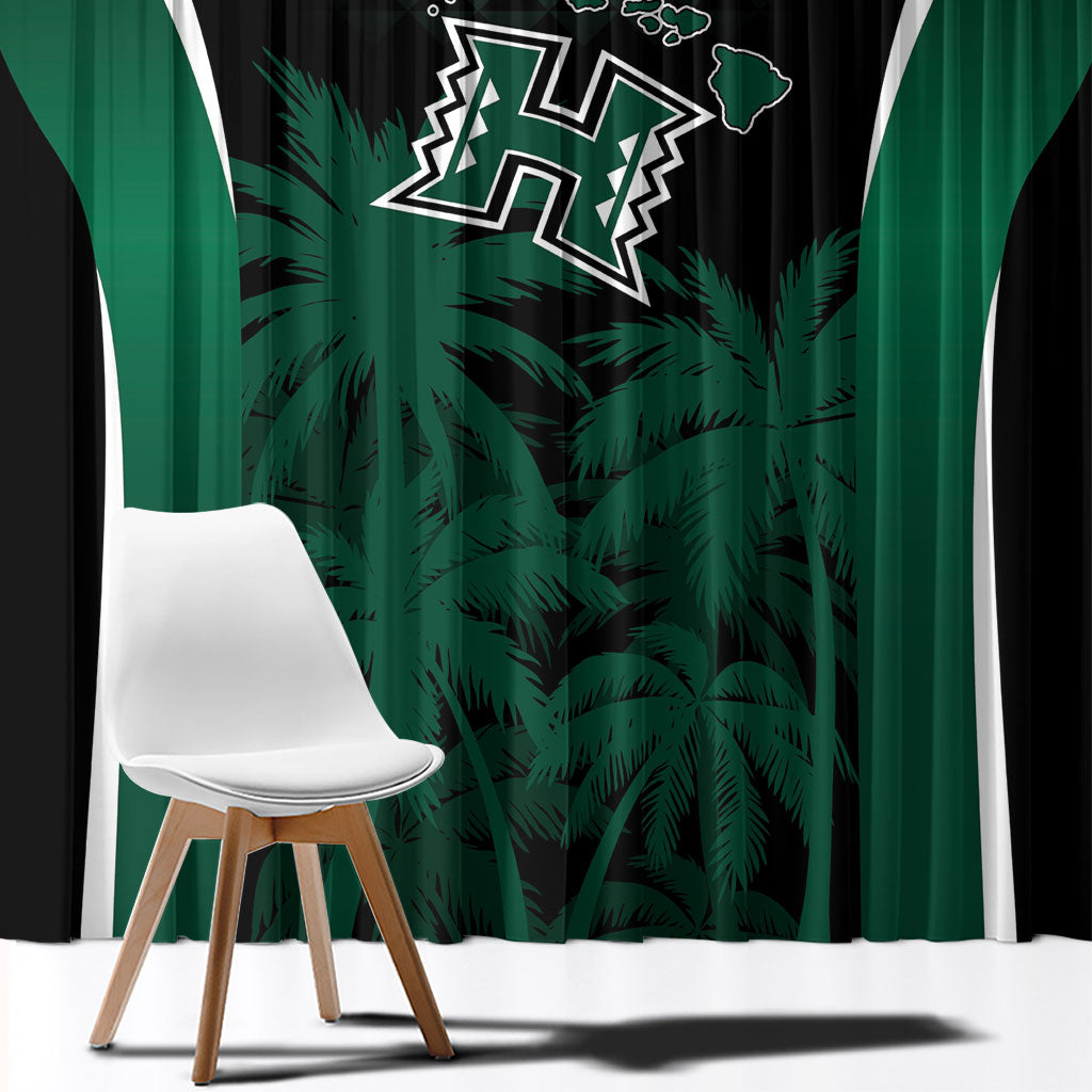 Hawaii Rainbow Warriors La'au Pama Window Curtain LT7 - Polynesian Pride