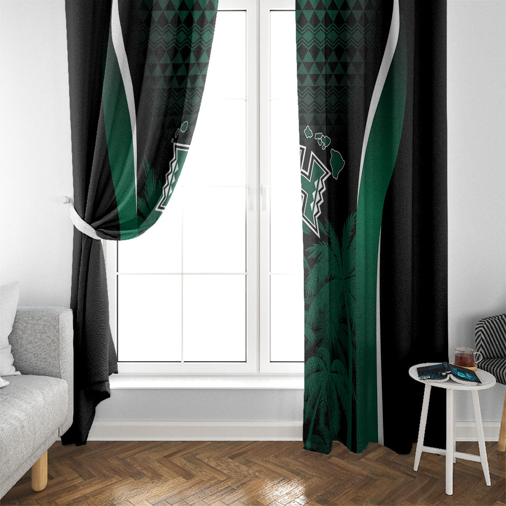 Hawaii Rainbow Warriors La'au Pama Window Curtain LT7 - Polynesian Pride