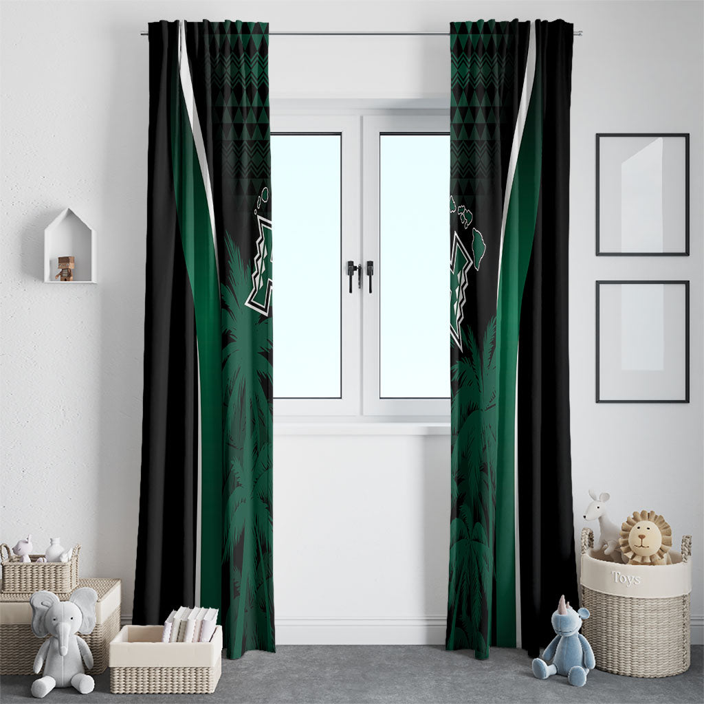 Hawaii Rainbow Warriors La'au Pama Window Curtain LT7 - Polynesian Pride