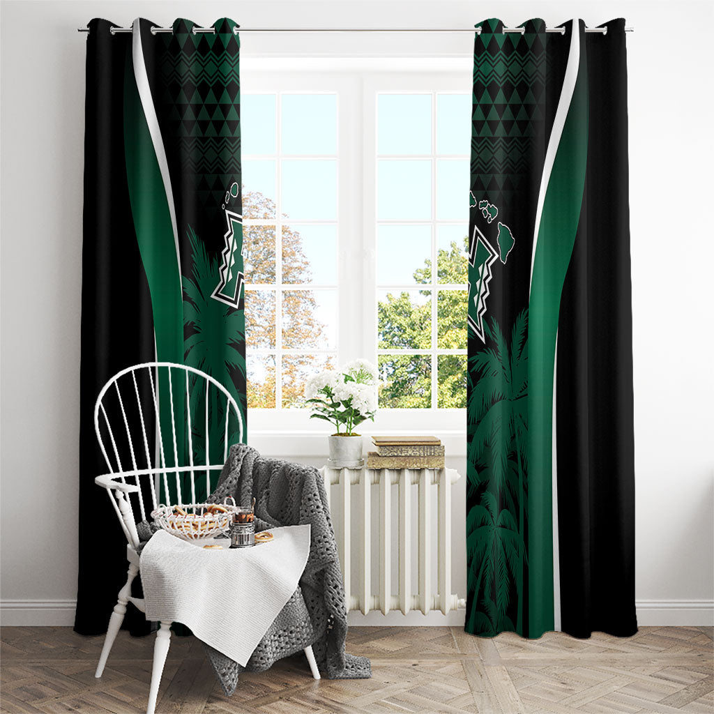 Hawaii Rainbow Warriors La'au Pama Window Curtain LT7 - Polynesian Pride