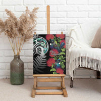 Meri Kirihimete New Zealand Canvas Wall Art Tui on Pohutukawa LT7 - Polynesian Pride