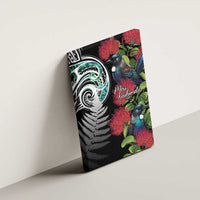 Meri Kirihimete New Zealand Canvas Wall Art Tui on Pohutukawa LT7 - Polynesian Pride