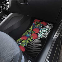 Meri Kirihimete New Zealand Car Mats Tui on Pohutukawa LT7 - Polynesian Pride