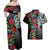 Meri Kirihimete New Zealand Couples Matching Off Shoulder Maxi Dress and Hawaiian Shirt Tui on Pohutukawa