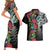 Meri Kirihimete New Zealand Couples Matching Short Sleeve Bodycon Dress and Hawaiian Shirt Tui on Pohutukawa