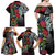 Meri Kirihimete New Zealand Family Matching Off Shoulder Maxi Dress and Hawaiian Shirt Tui on Pohutukawa