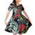 Meri Kirihimete New Zealand Family Matching Off Shoulder Short Dress and Hawaiian Shirt Tui on Pohutukawa