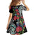 Meri Kirihimete New Zealand Family Matching Off Shoulder Short Dress and Hawaiian Shirt Tui on Pohutukawa