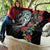 Meri Kirihimete New Zealand Quilt Tui on Pohutukawa