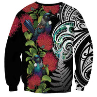 Meri Kirihimete New Zealand Sweatshirt Tui on Pohutukawa LT7 - Polynesian Pride