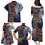 Meri Kirihimete New Zealand Family Matching Puletasi and Hawaiian Shirt Tui on Pohutukawa - Blue Ver